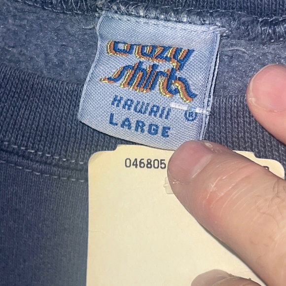 Vintage Crazy Shirts With Tag Crewneck Sweatshirt Gecko Lizard Las Vegas Large. - Picture 5 of 9